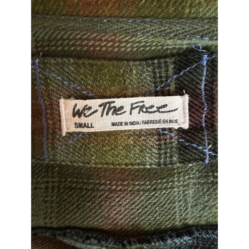 Free People Womens Izzie Cotton Button Front Cargo Shacket Size S 100% Cotton - Picture 11 of 12
